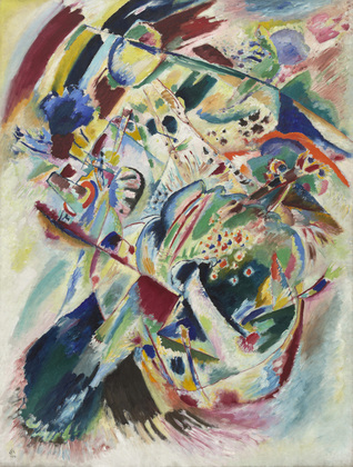 Kandinsky painting 1914 panel